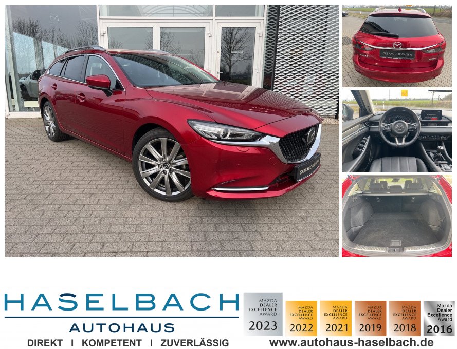 Mazda 6 6 Exclusive Leder BOSE Sitzh RKF 360° Matrix Cit - 