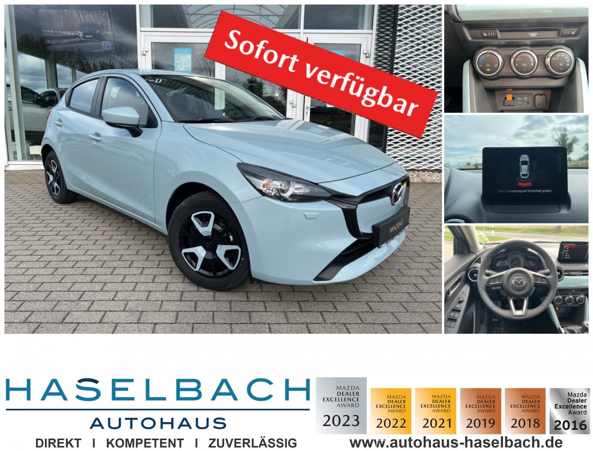 Mazda 2 2 CENTER Sitzheizg Freisprech Klimaaut Einparkhi - 