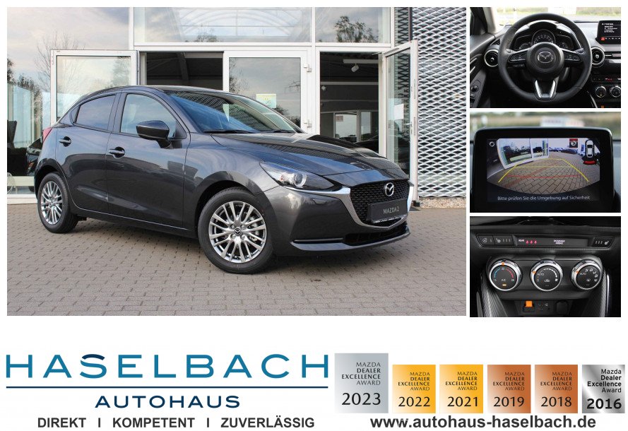 Mazda 2 2 Kizoku RFK Freisprech Tempomat Sitzehizg Klima - 
