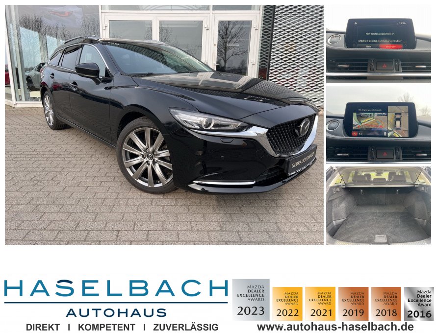 Mazda 6 6 Exclusive Leder BOSE 360° RFK Sprachstrg Sitzh - 