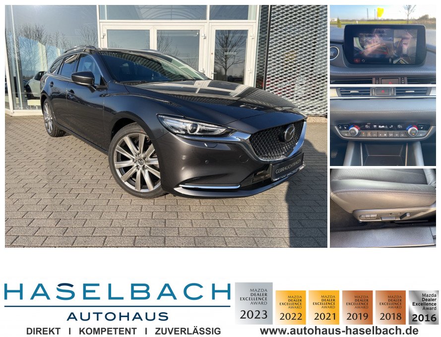 Mazda 6 6 Exclusive Leder BOSE Matrix 360° Sitzh Tempo N - 