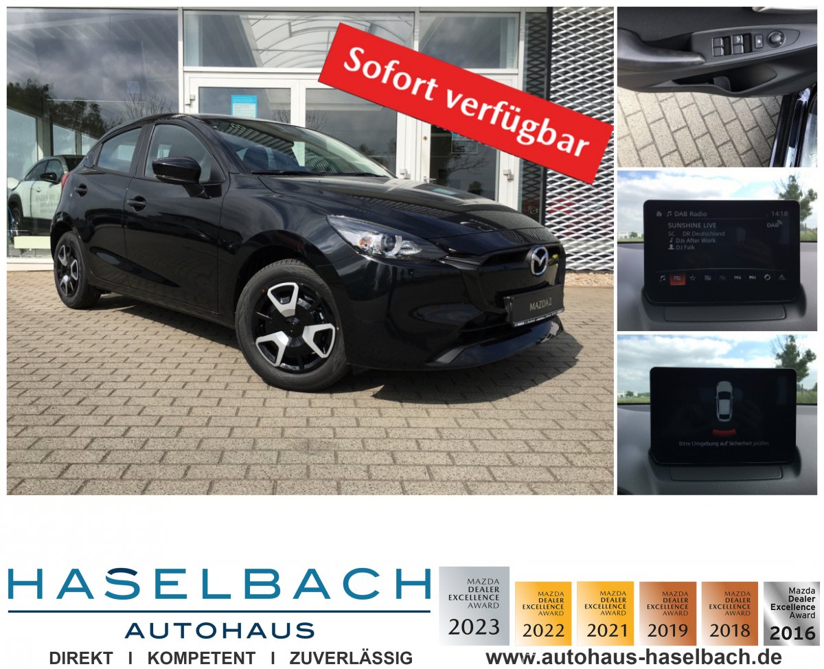 Mazda 2 2 CENTER Sitzh City-Notbremsassi Klimaaut Regens - 