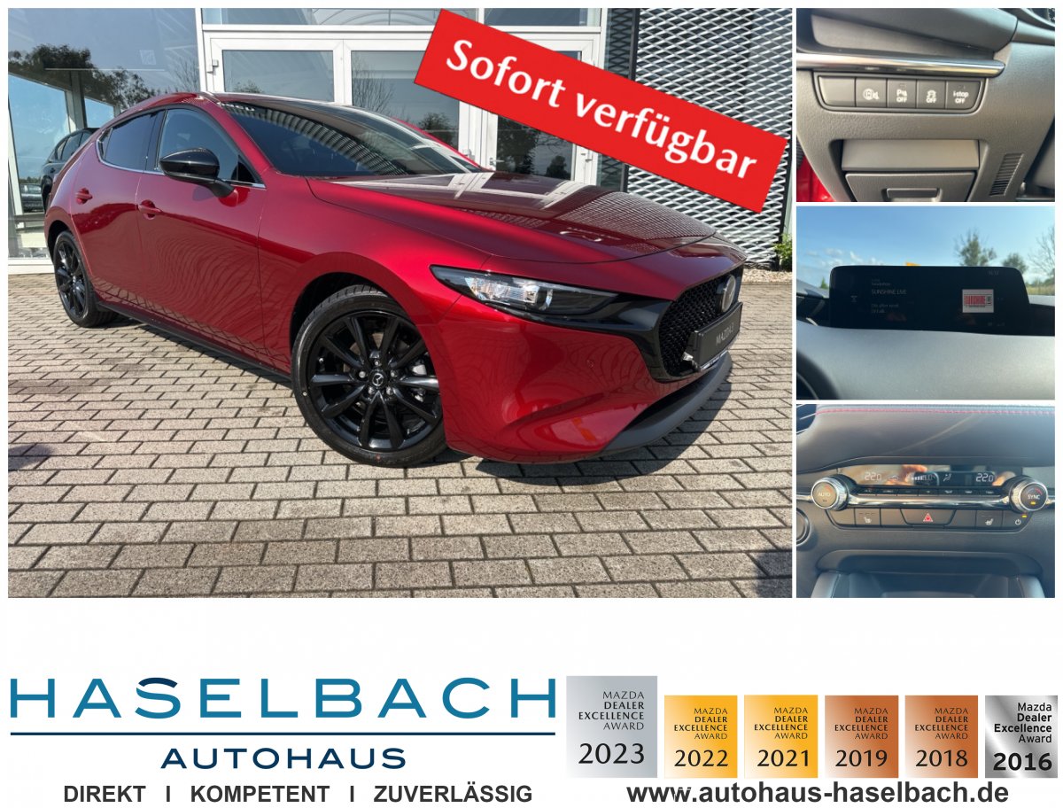 Mazda 3 3 Homura Sitzheizg ACC Klimaaut RFK LED Leasing- - 