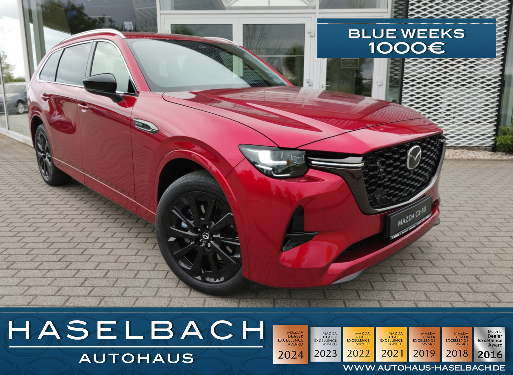 Mazda CX-80 CX-80 Homura Plus Panno 360° BOSE Matrix Standhe - 