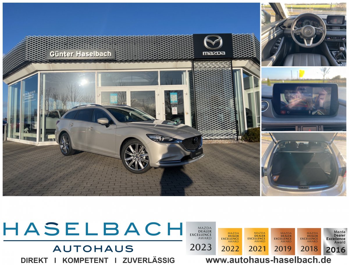 Mazda 6 6 EXCLUSIVE LogIn BOSE Sitzheizung 360° Leder Au - 